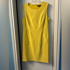 Women’s yellow Nine West dress; size 12
